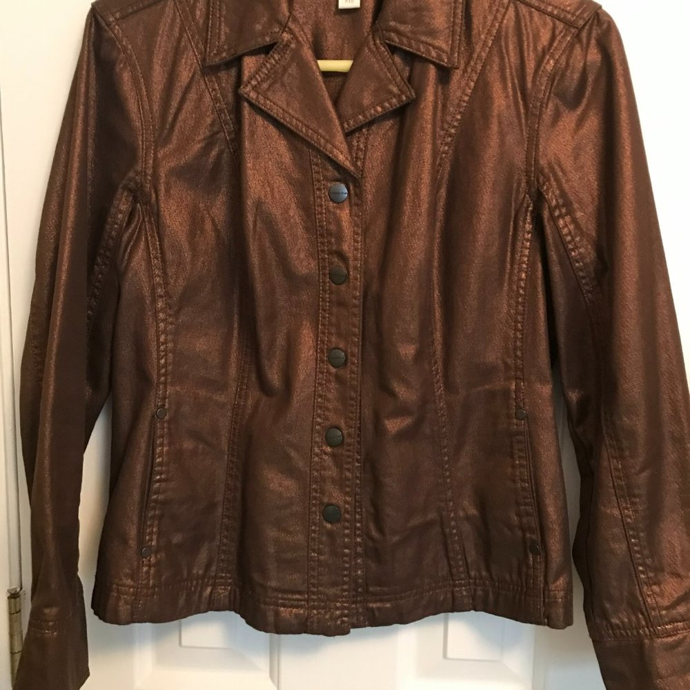 COLDWATER CREEK Bomber Jacket 10P - Picture 2 of 5